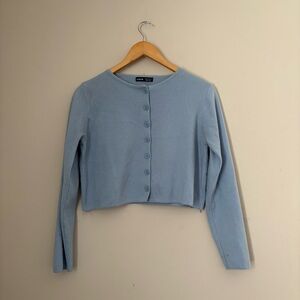 CLOSING SALE SHEIN Soft Blue Knit Top